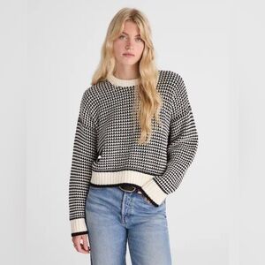Madewell! Textured-Stitch Crewneck Sweater. 100% Cotton. Brand new without tags.